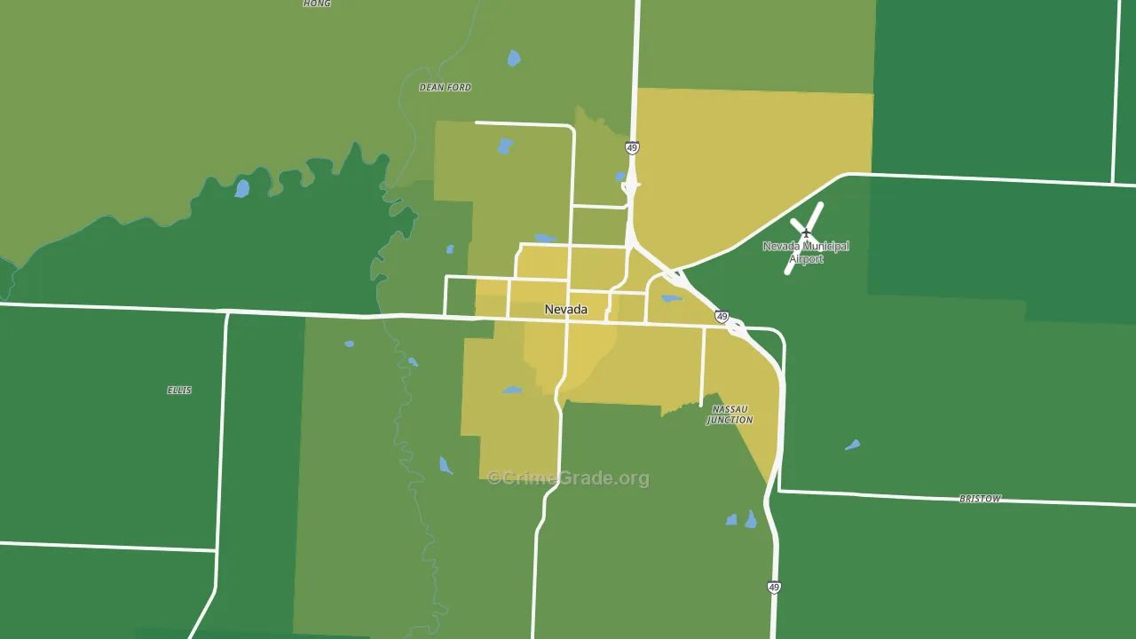 64772, MO Map of Vehicle Theft Rates
