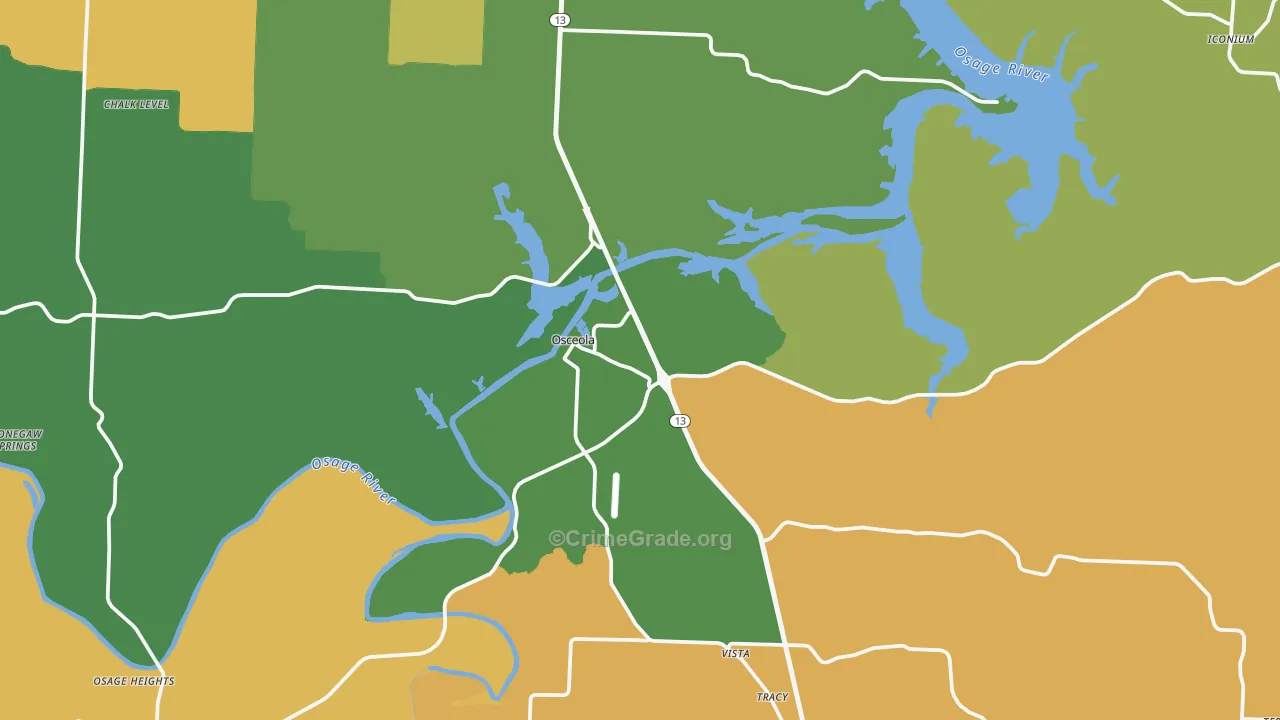 64776, MO Map of Vehicle Theft Rates