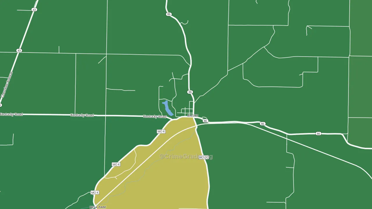 64858, MO Map of Vehicle Theft Rates