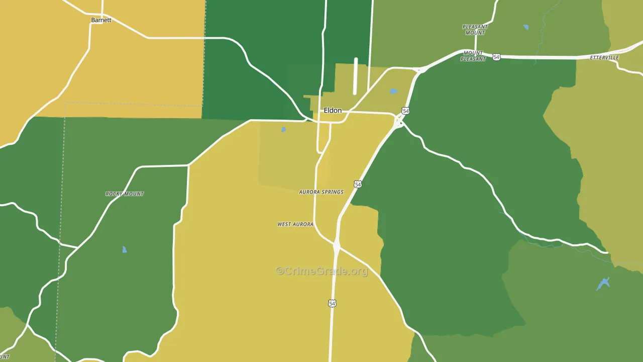 65026, MO Map of Vehicle Theft Rates