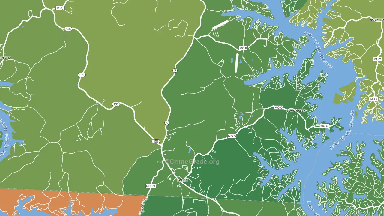 65037, MO Map of Vehicle Theft Rates