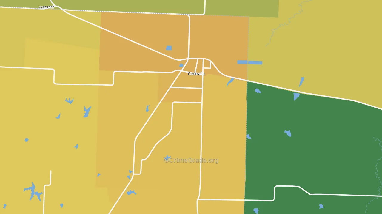 65240, MO Map of Vehicle Theft Rates