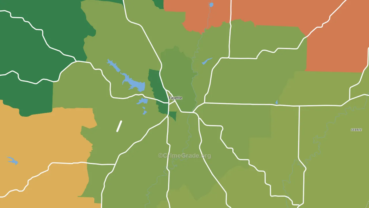 65248, MO Map of Vehicle Theft Rates