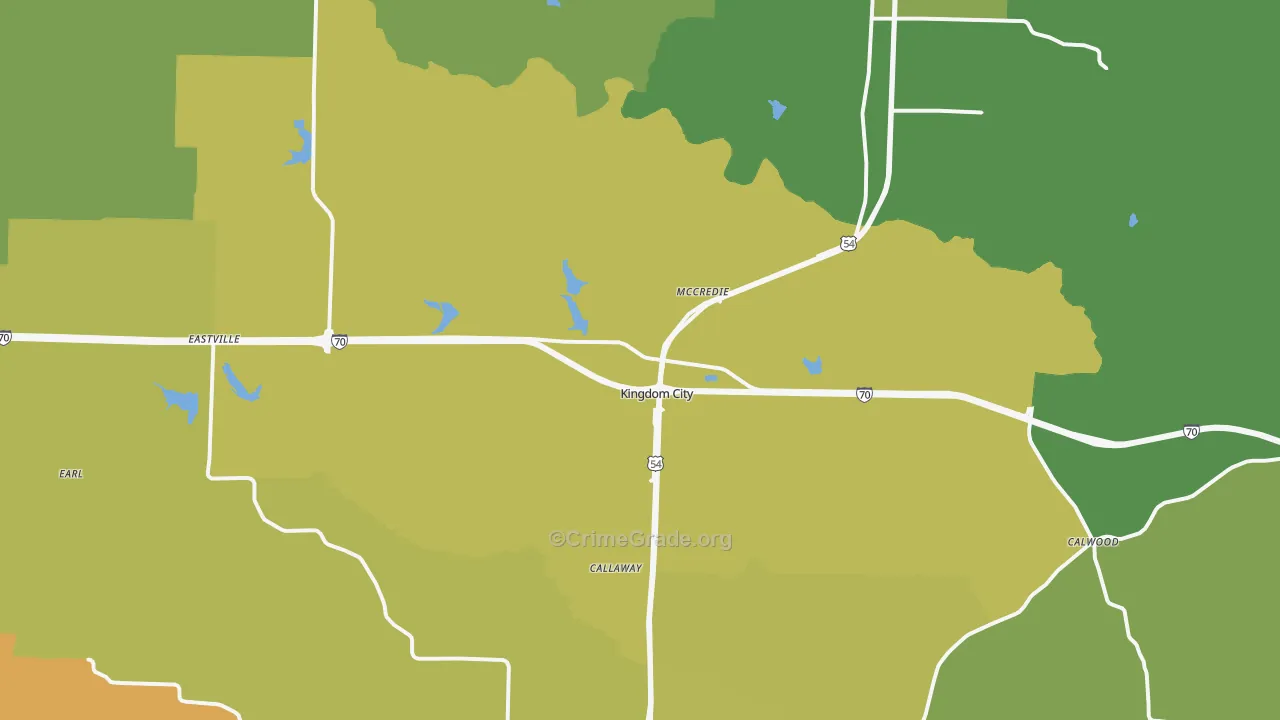 65262, MO Map of Vehicle Theft Rates
