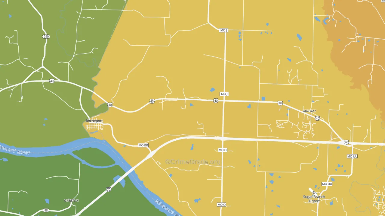 65279, MO Map of Vehicle Theft Rates
