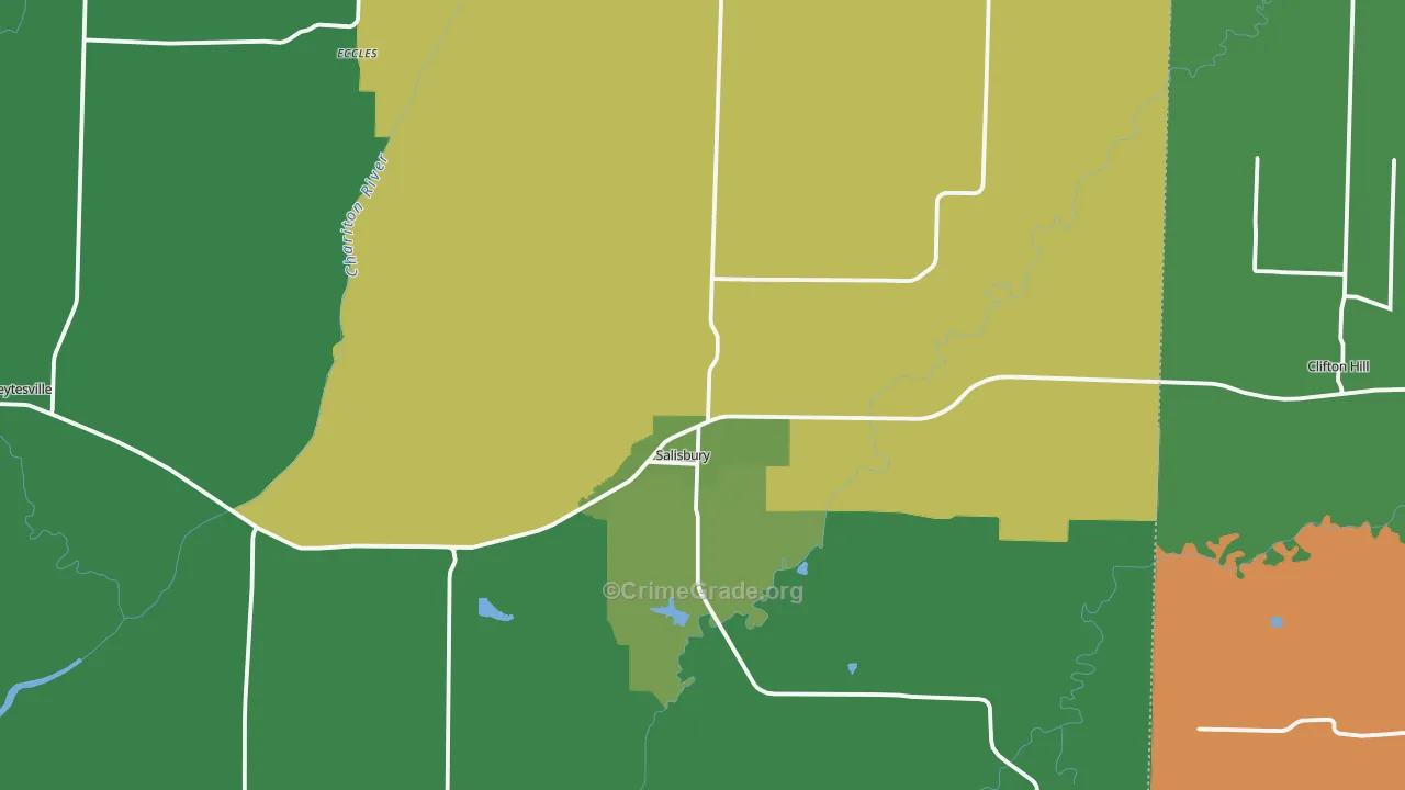 65281, MO Map of Vehicle Theft Rates