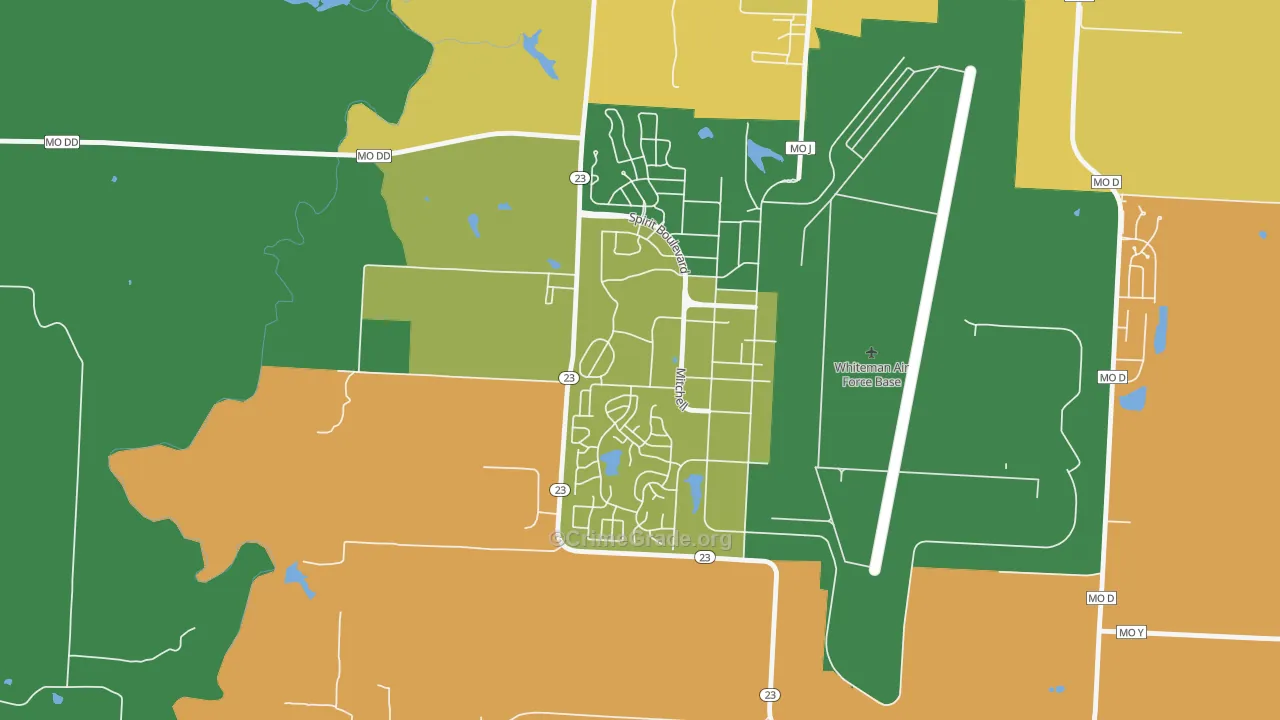65305, MO Map of Vehicle Theft Rates