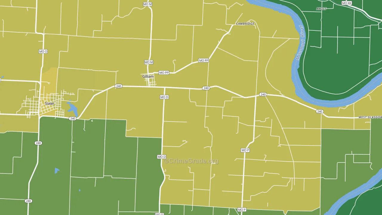 65330, MO Map of Vehicle Theft Rates