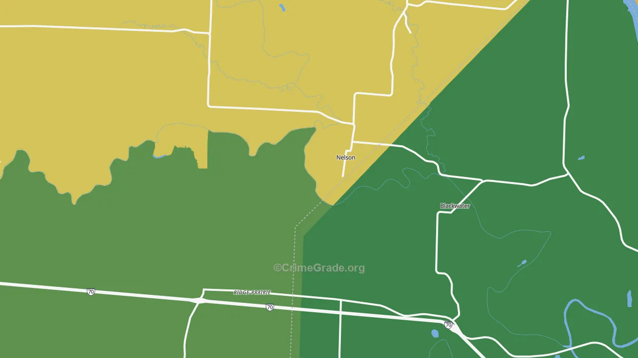 65347, MO Map of Vehicle Theft Rates