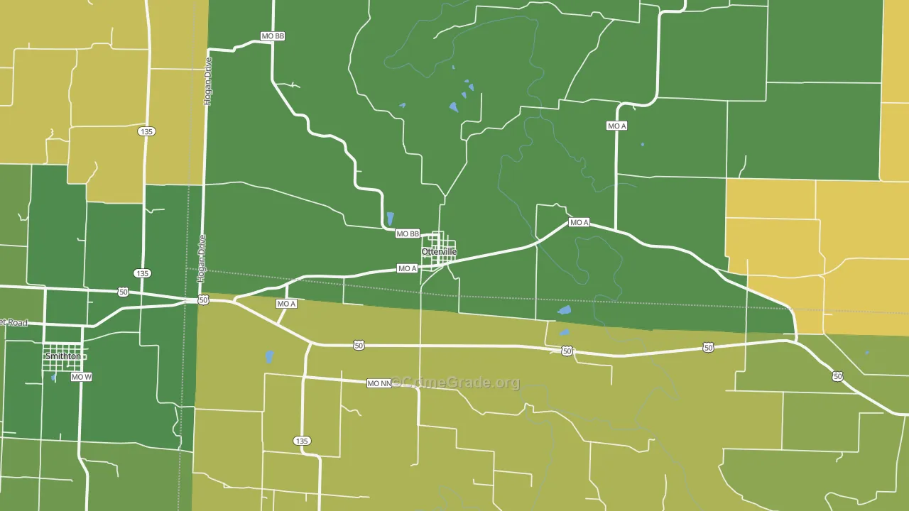 65348, MO Map of Vehicle Theft Rates