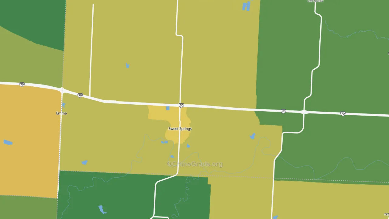 65351, MO Map of Vehicle Theft Rates