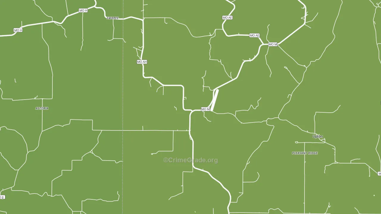 65484, MO Map of Vehicle Theft Rates
