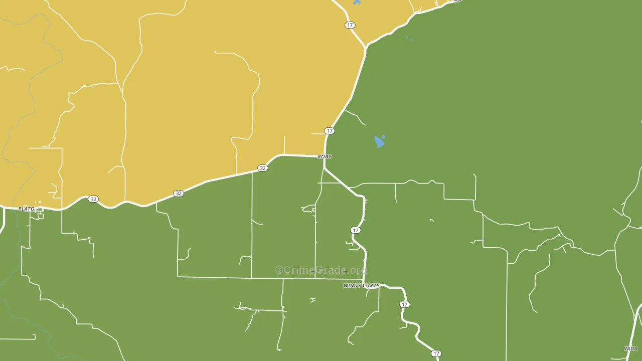 65557, MO Map of Vehicle Theft Rates