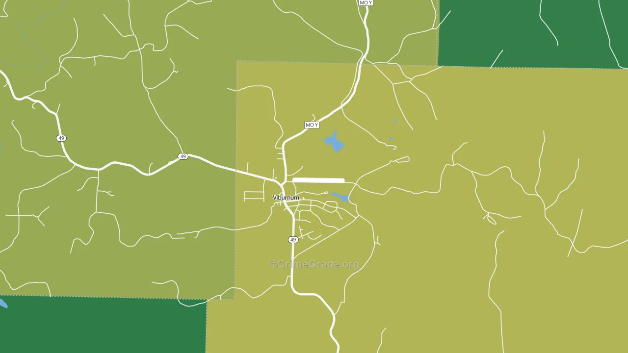 65566, MO Map of Vehicle Theft Rates