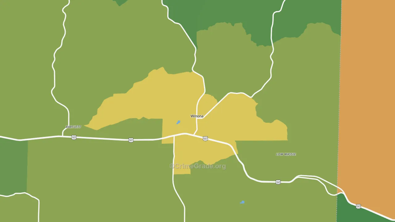 65588, MO Map of Vehicle Theft Rates