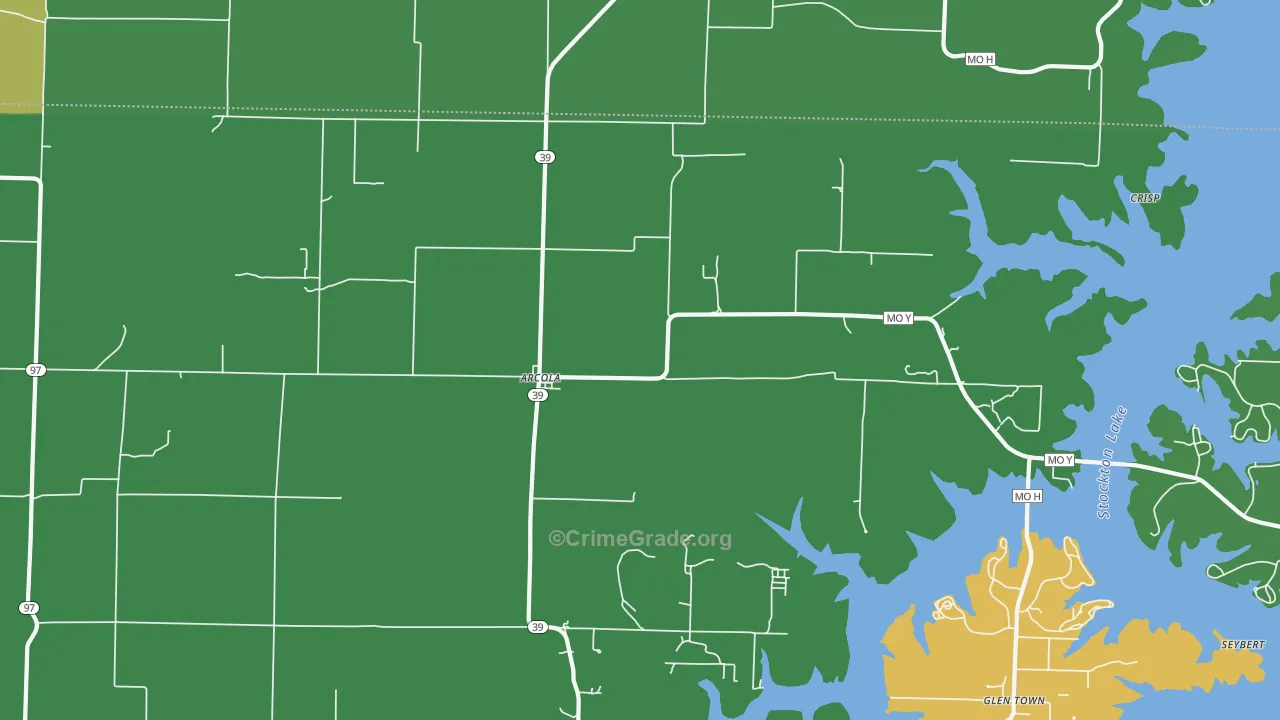 65603, MO Map of Vehicle Theft Rates
