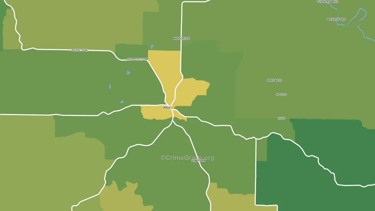 65606, MO Map of Vehicle Theft Rates