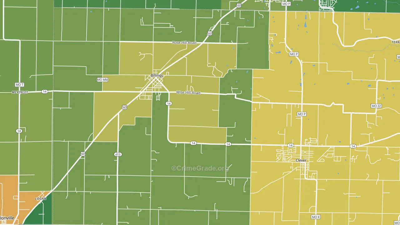 65610, MO Map of Vehicle Theft Rates
