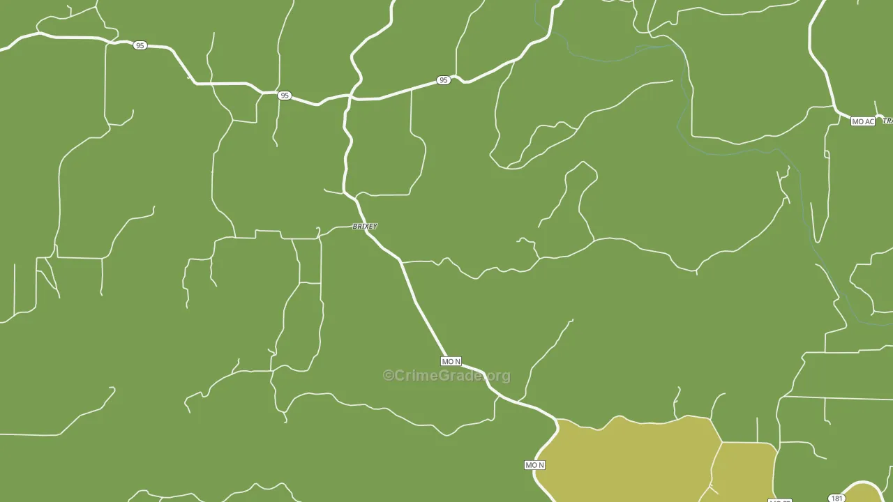 65618, MO Map of Vehicle Theft Rates