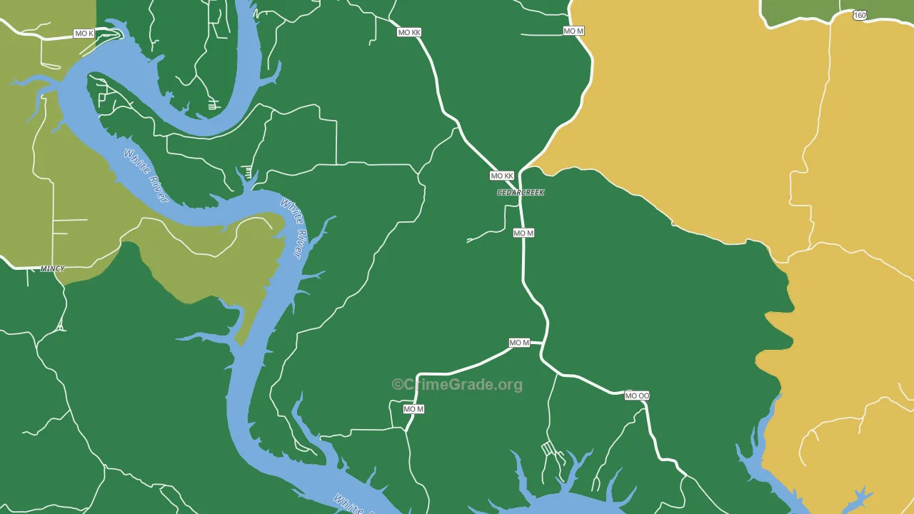 65627, MO Map of Vehicle Theft Rates