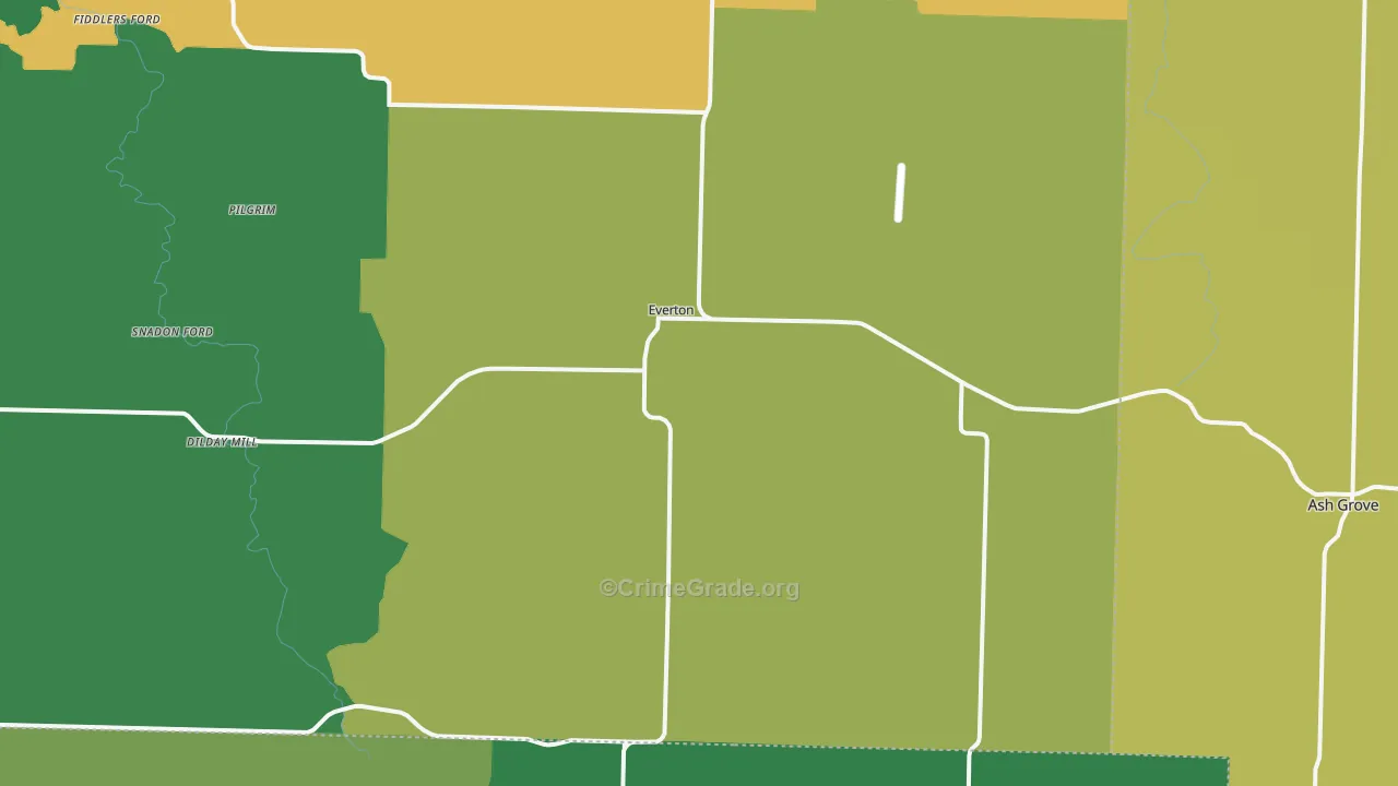 65646, MO Map of Vehicle Theft Rates