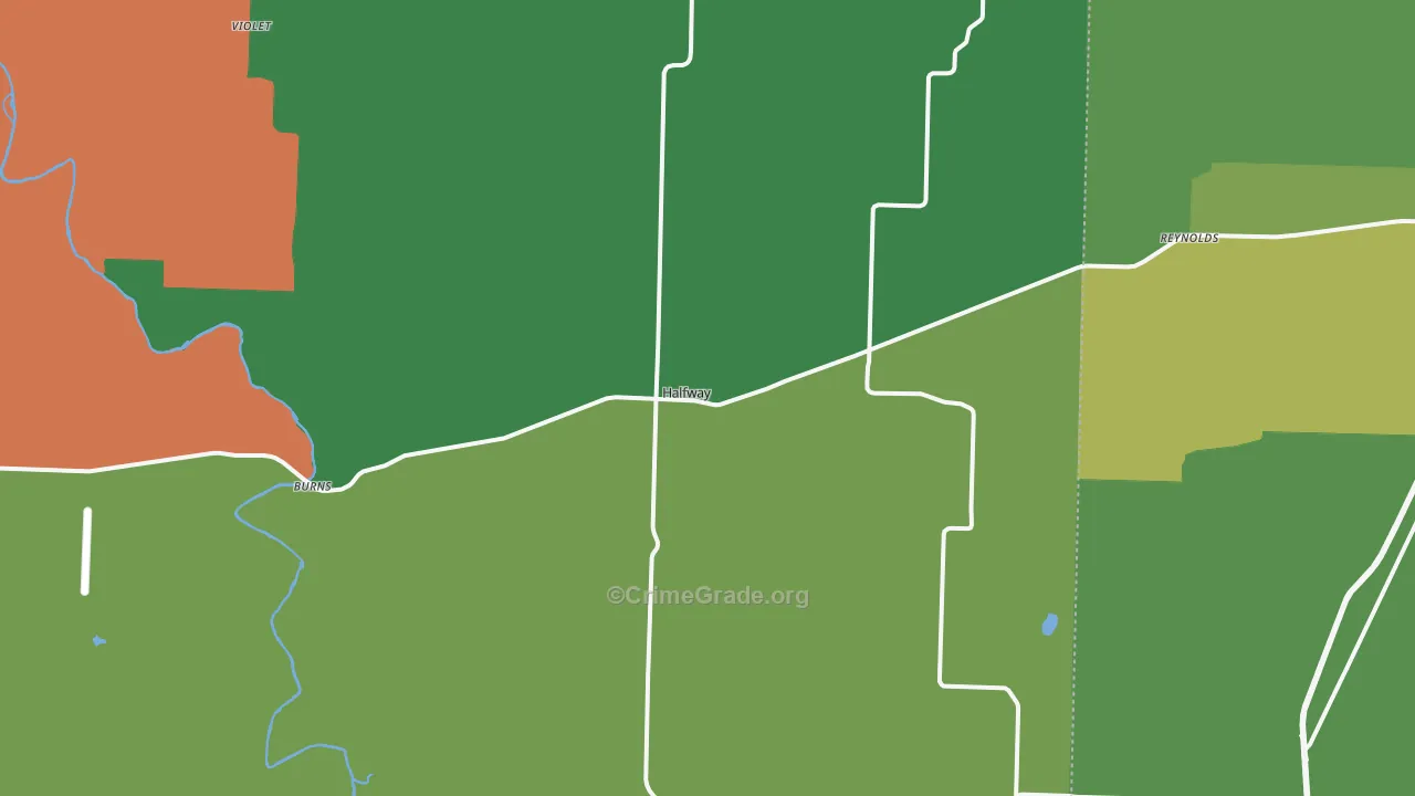65663, MO Map of Vehicle Theft Rates