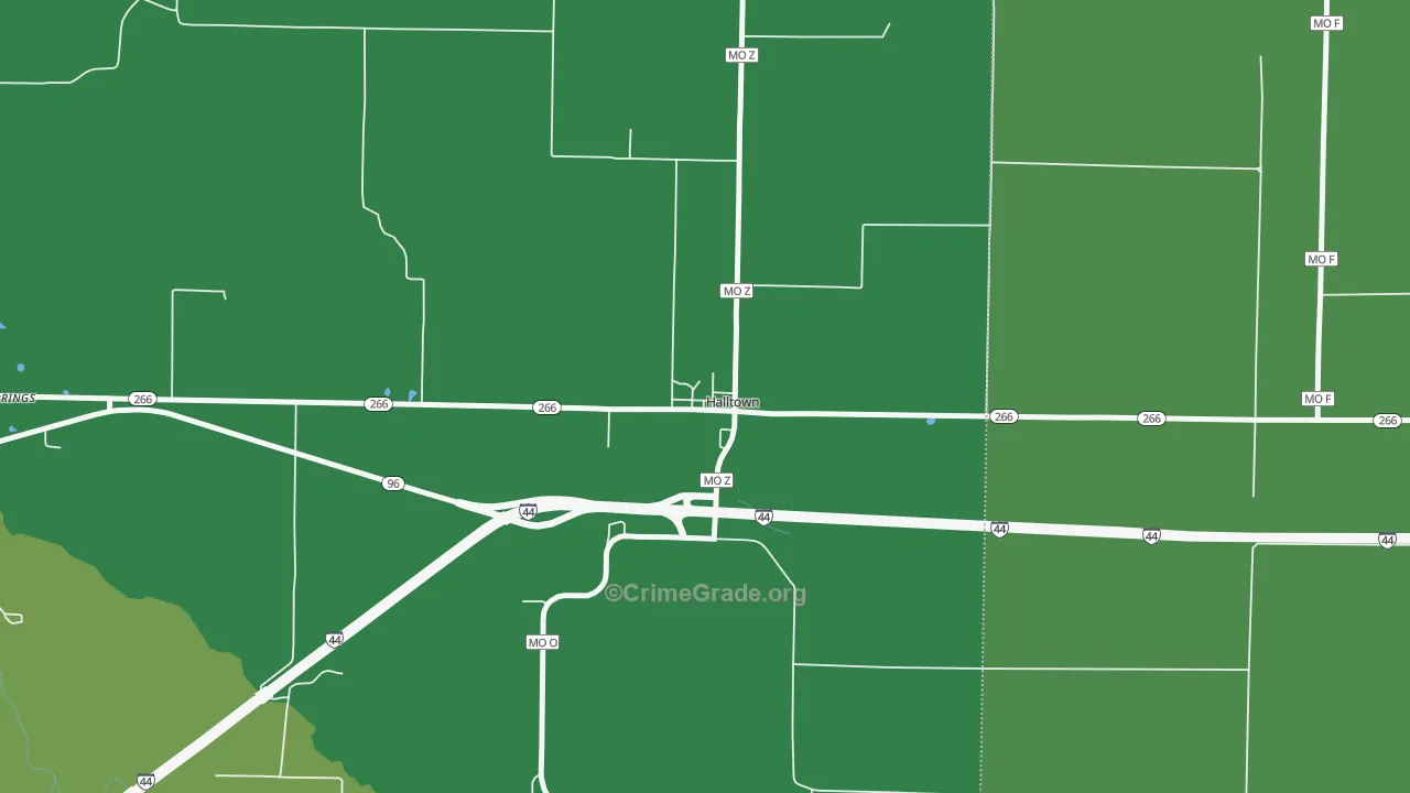 65664, MO Map of Vehicle Theft Rates