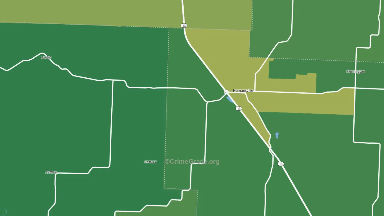 65674, MO Map of Vehicle Theft Rates