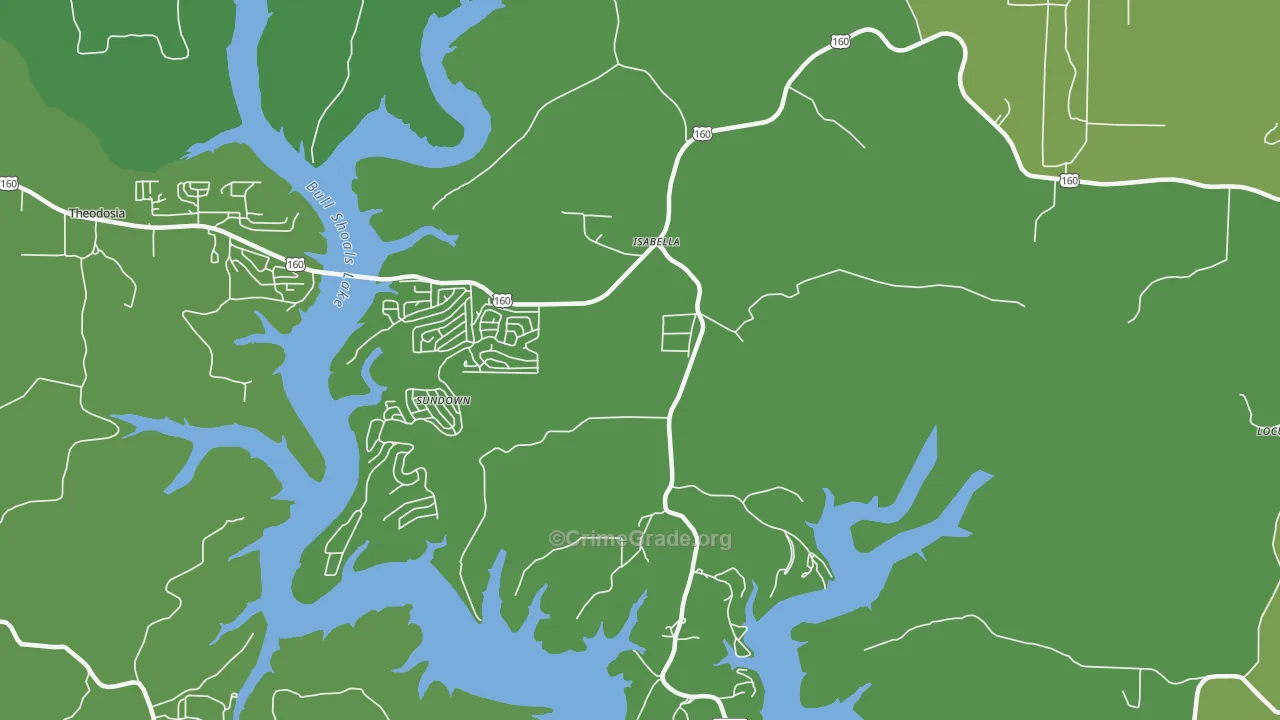 65676, MO Map of Vehicle Theft Rates