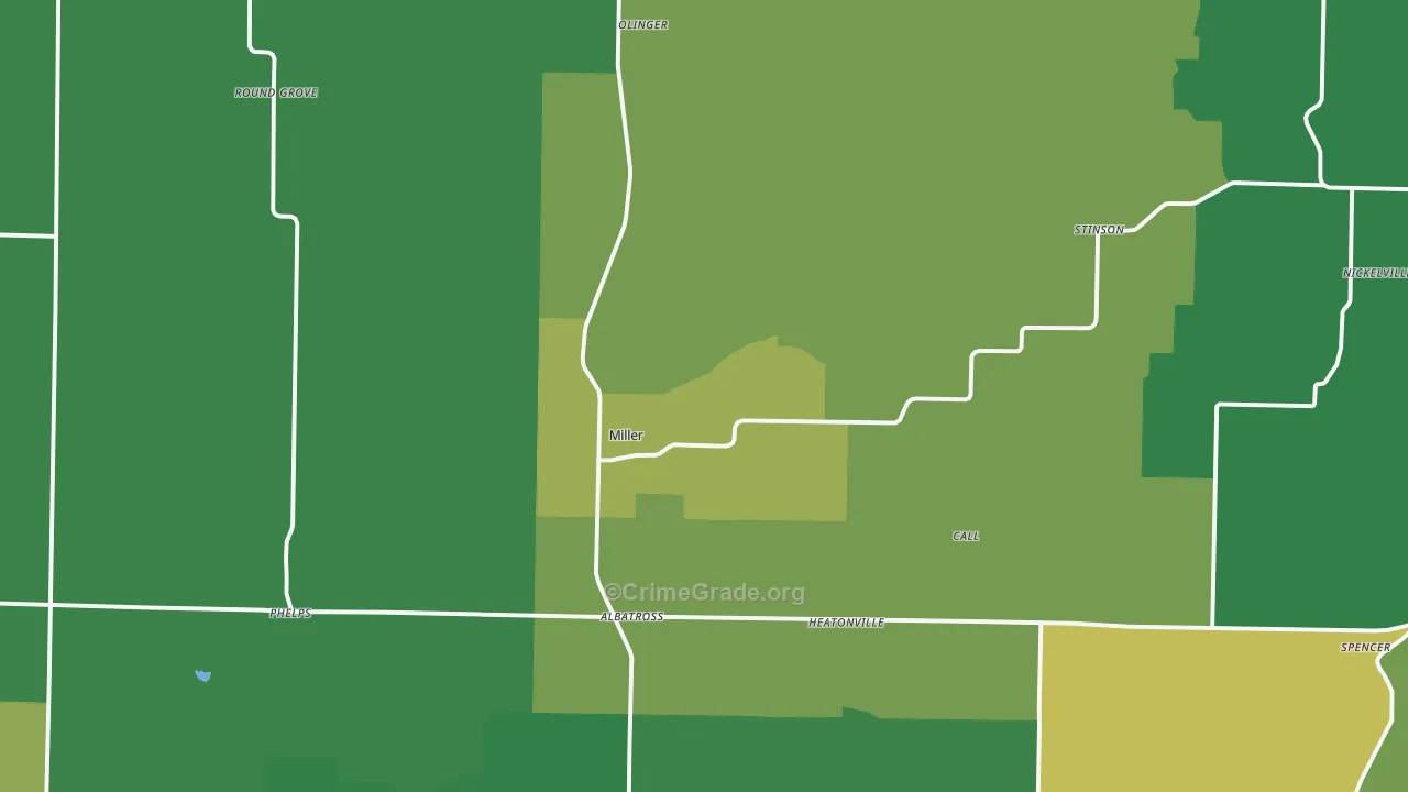 65707, MO Map of Vehicle Theft Rates
