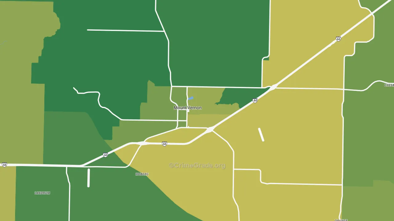65712, MO Map of Vehicle Theft Rates