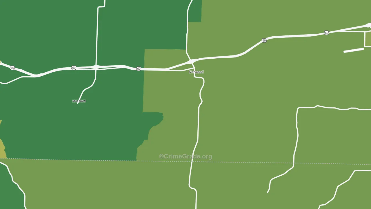 65717, MO Map of Vehicle Theft Rates