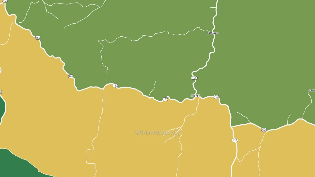 65744, MO Map of Vehicle Theft Rates