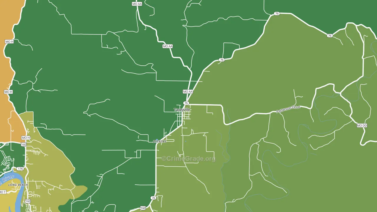 65759, MO Map of Vehicle Theft Rates