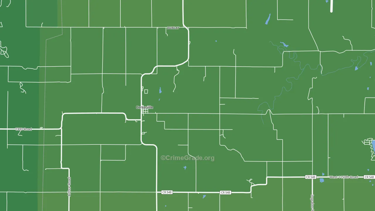 66014, KS Map of Vehicle Theft Rates