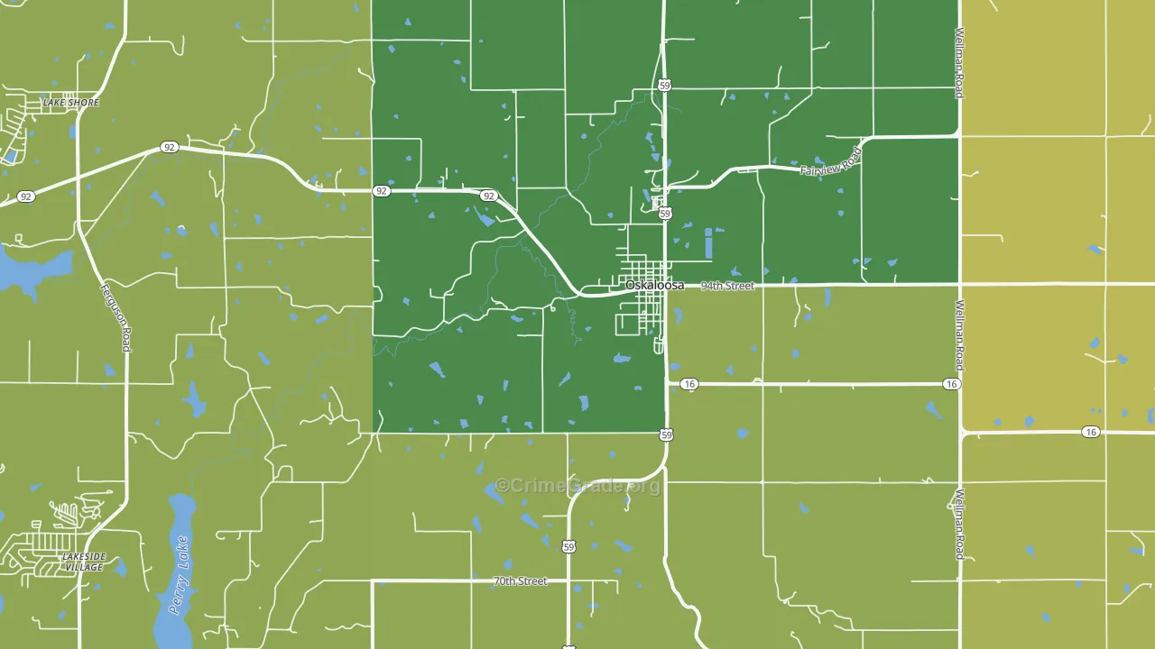 66066, KS Map of Vehicle Theft Rates