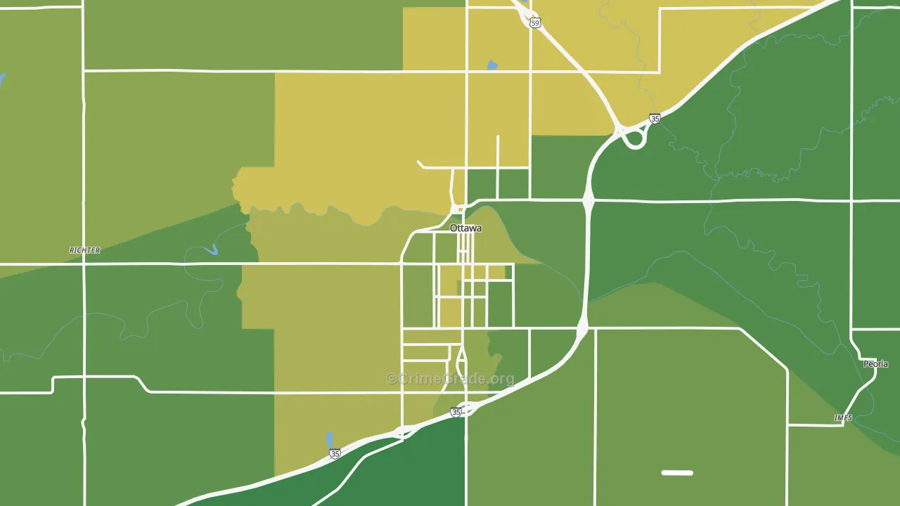 66067, KS Map of Vehicle Theft Rates