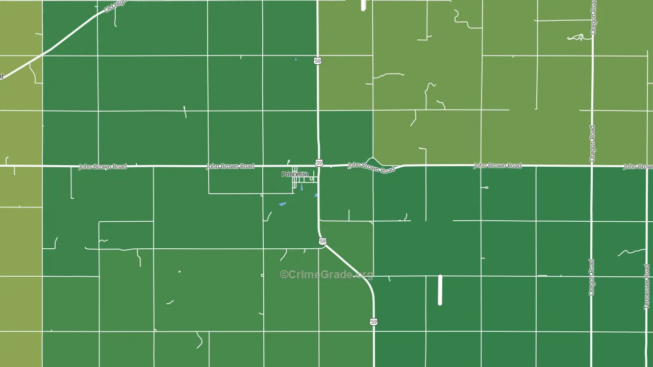 66078, KS Map of Vehicle Theft Rates