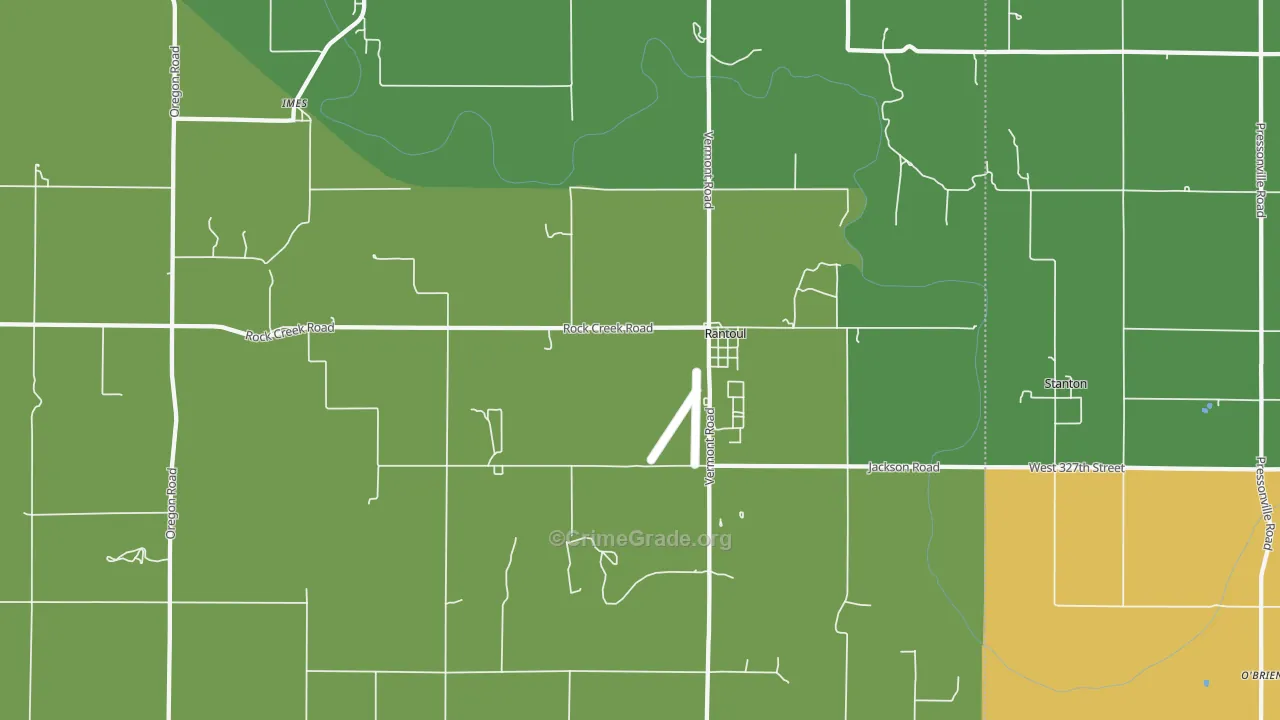 66079, KS Map of Vehicle Theft Rates