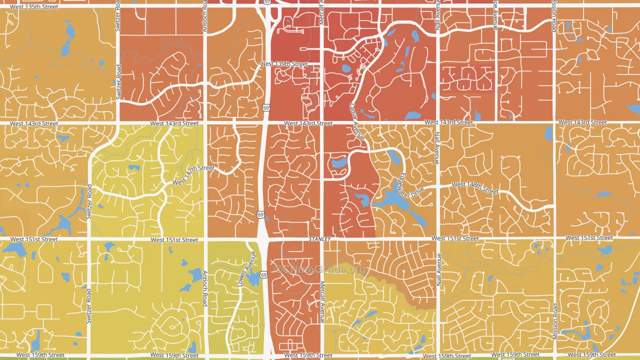 66223, KS Map of Vehicle Theft Rates