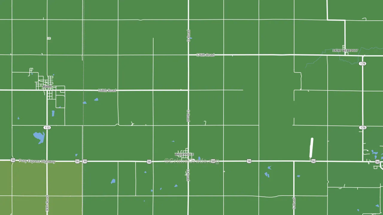 66404, KS Map of Vehicle Theft Rates