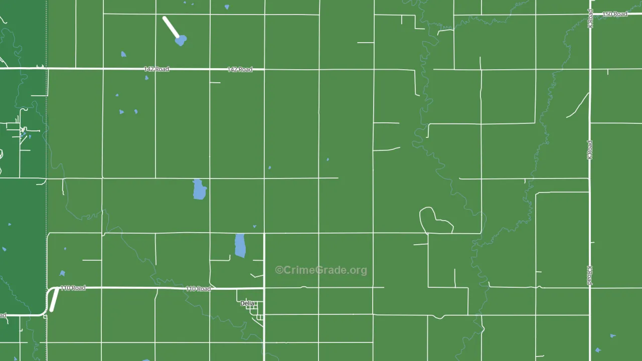 66418, KS Map of Vehicle Theft Rates