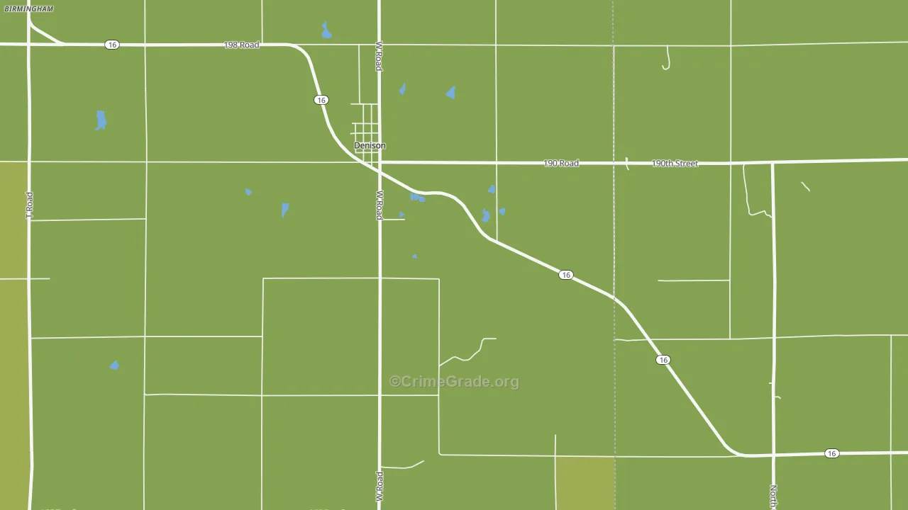 66419, KS Map of Vehicle Theft Rates