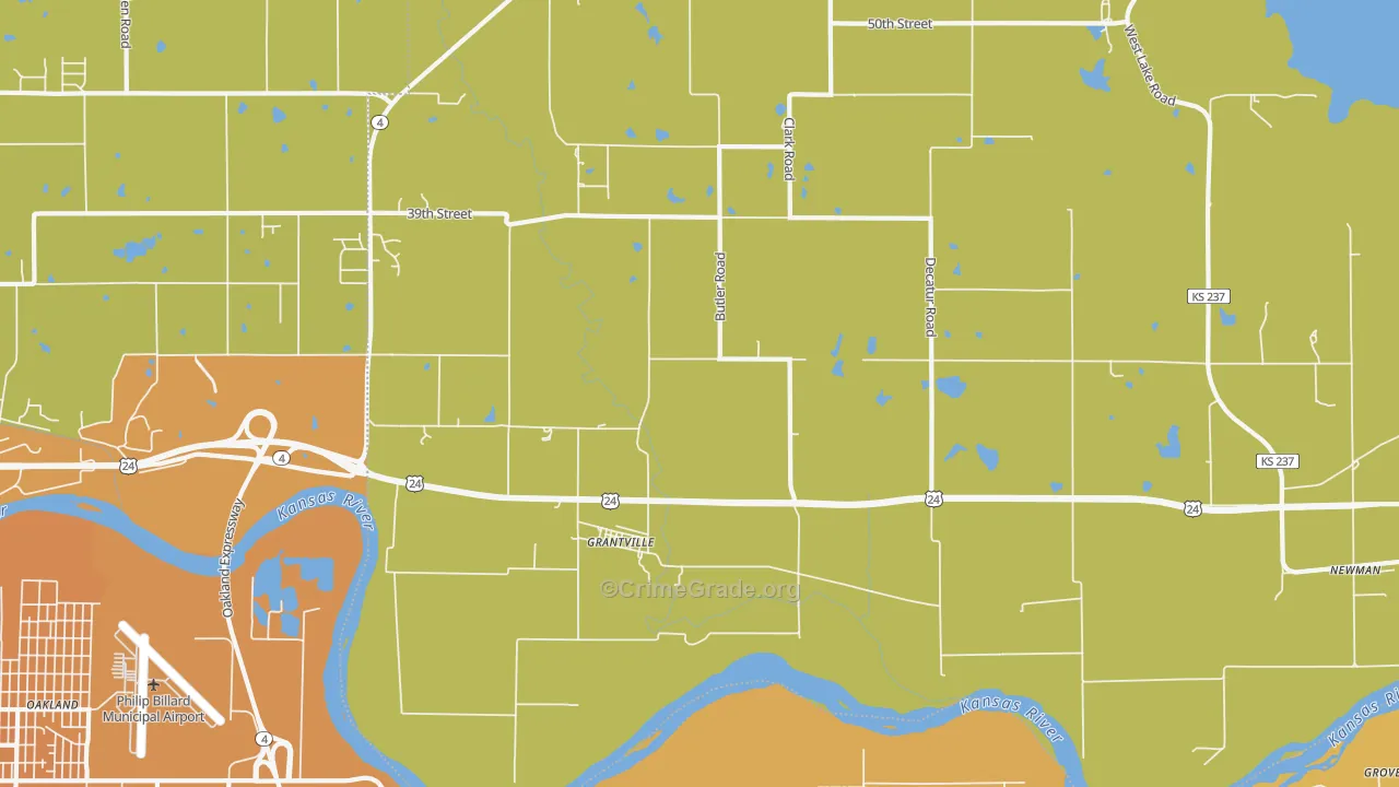 66429, KS Map of Vehicle Theft Rates