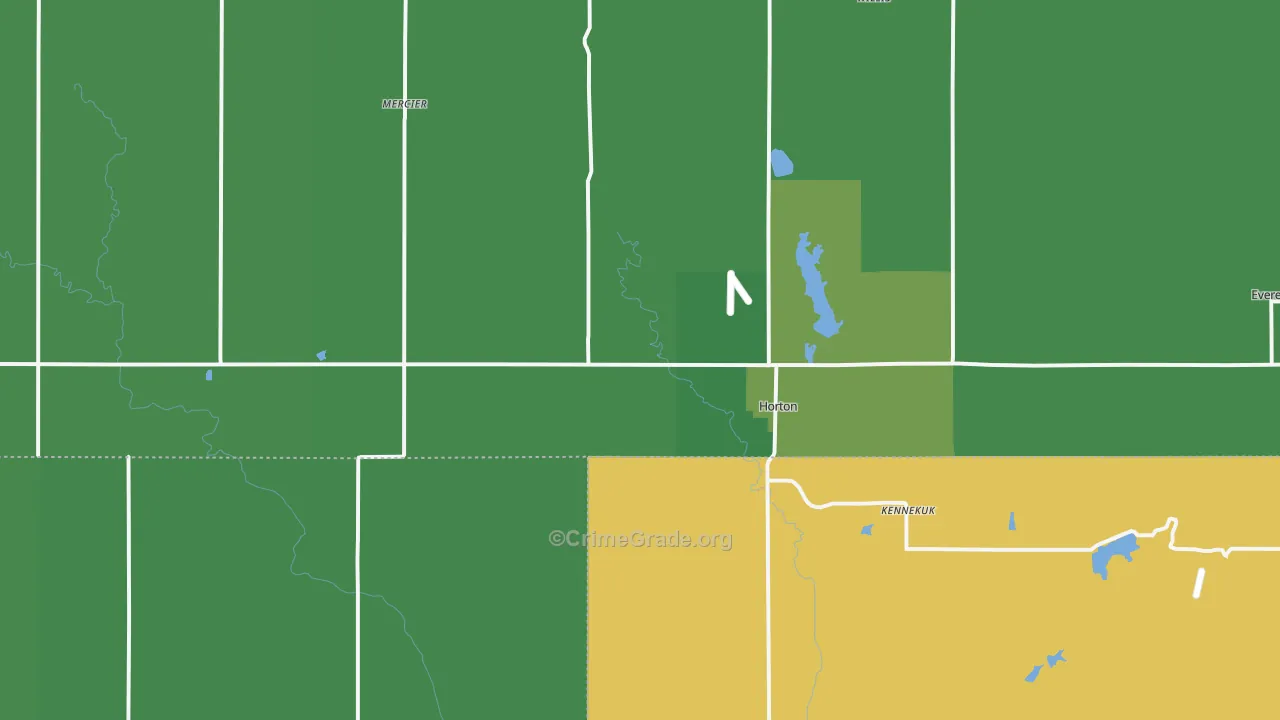 66439, KS Map of Vehicle Theft Rates