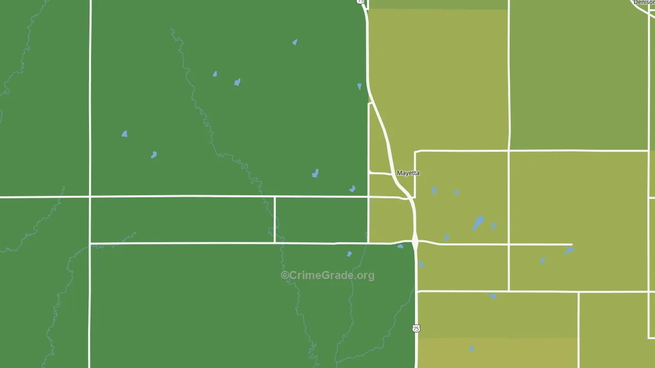 66509, KS Map of Vehicle Theft Rates