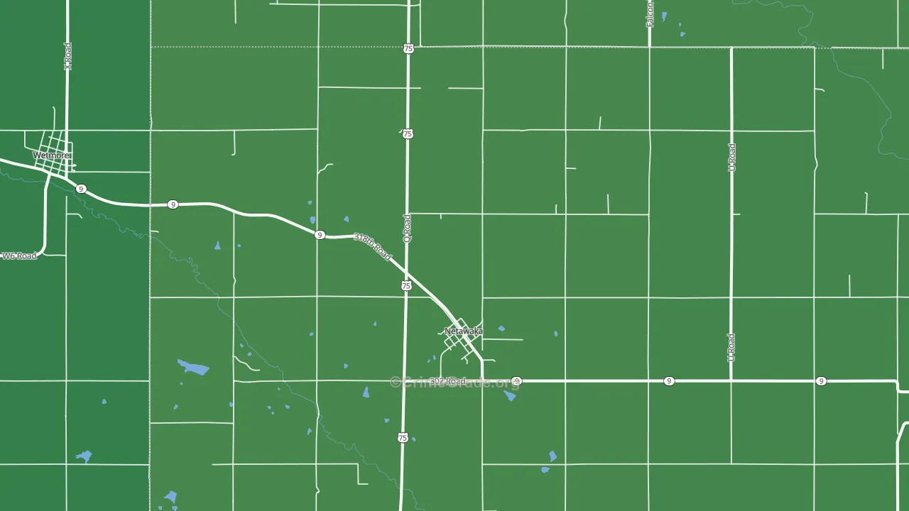 66516, KS Map of Vehicle Theft Rates