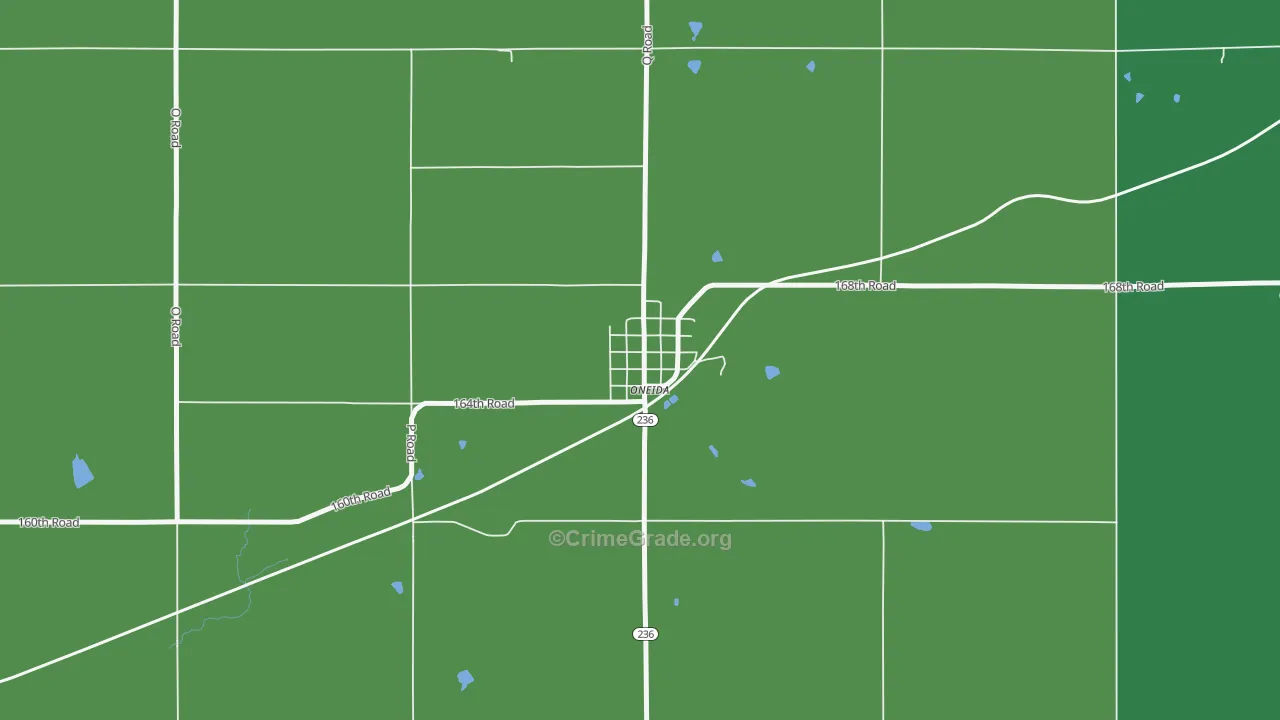 66522, KS Map of Vehicle Theft Rates
