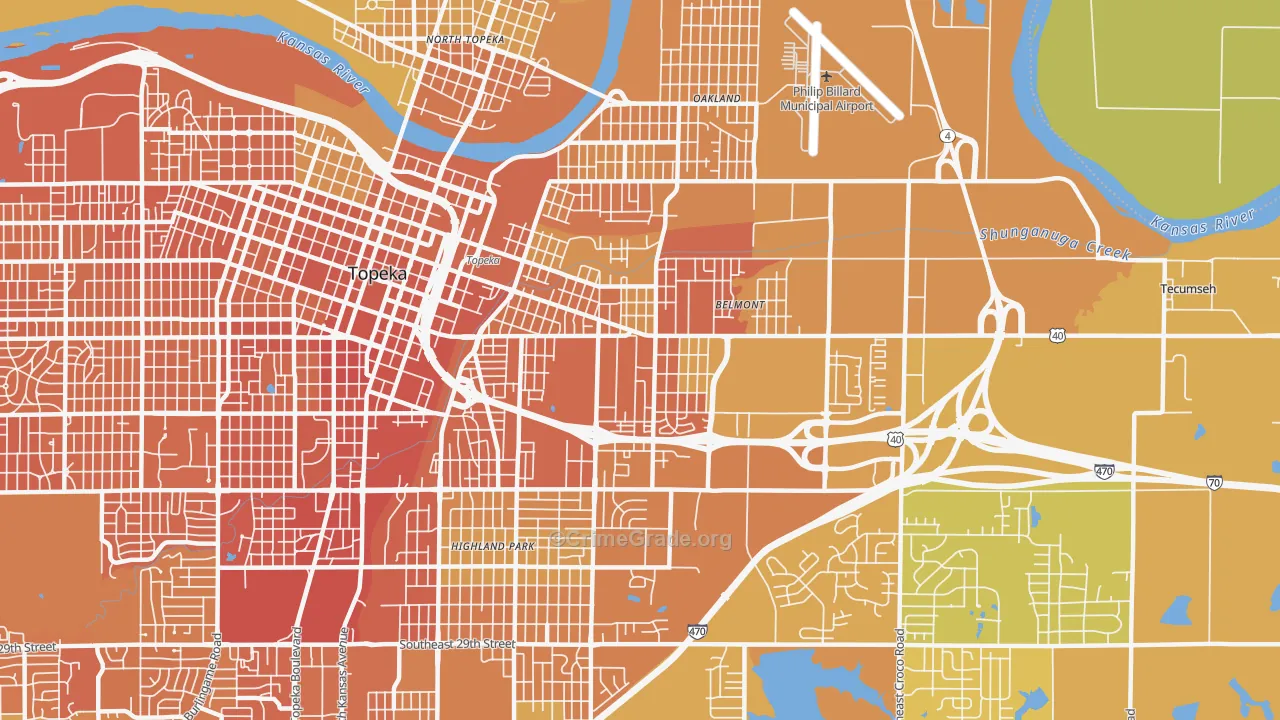 66607, KS Map of Vehicle Theft Rates