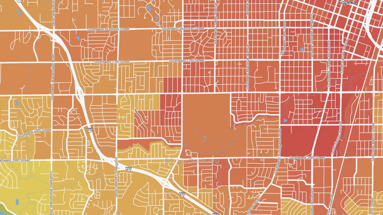 66622, KS Map of Vehicle Theft Rates